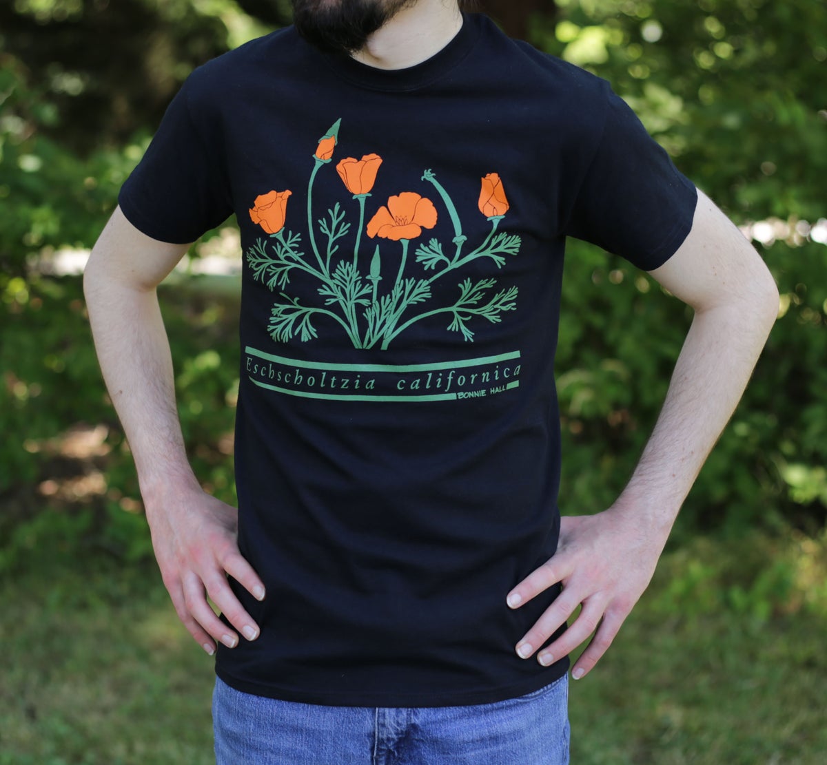 Poppies / Black /Two Styles: Limited Sizes