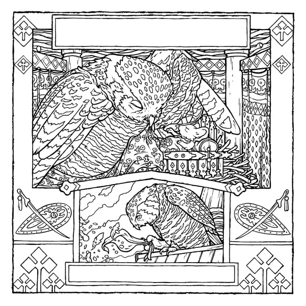Image of Owlhen Caregiver Page 4 Original Art