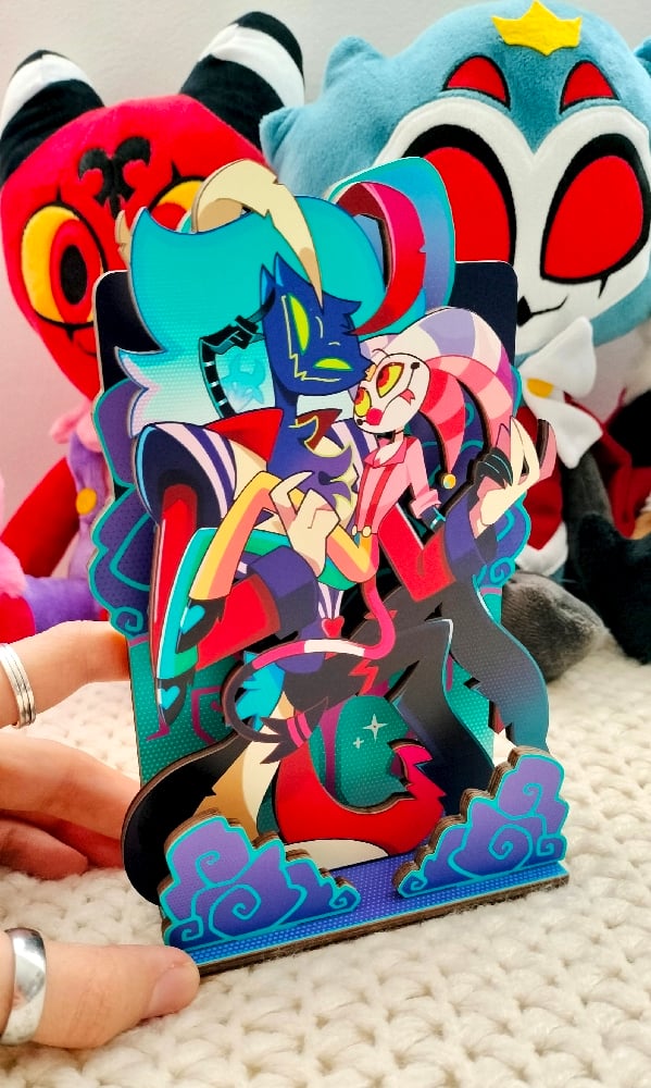 Boss MOMENT 1ST FANSIGN INTOKYO フルセット PRE-ORDER Wooden Standee Helluva Boss | Hitsujinu