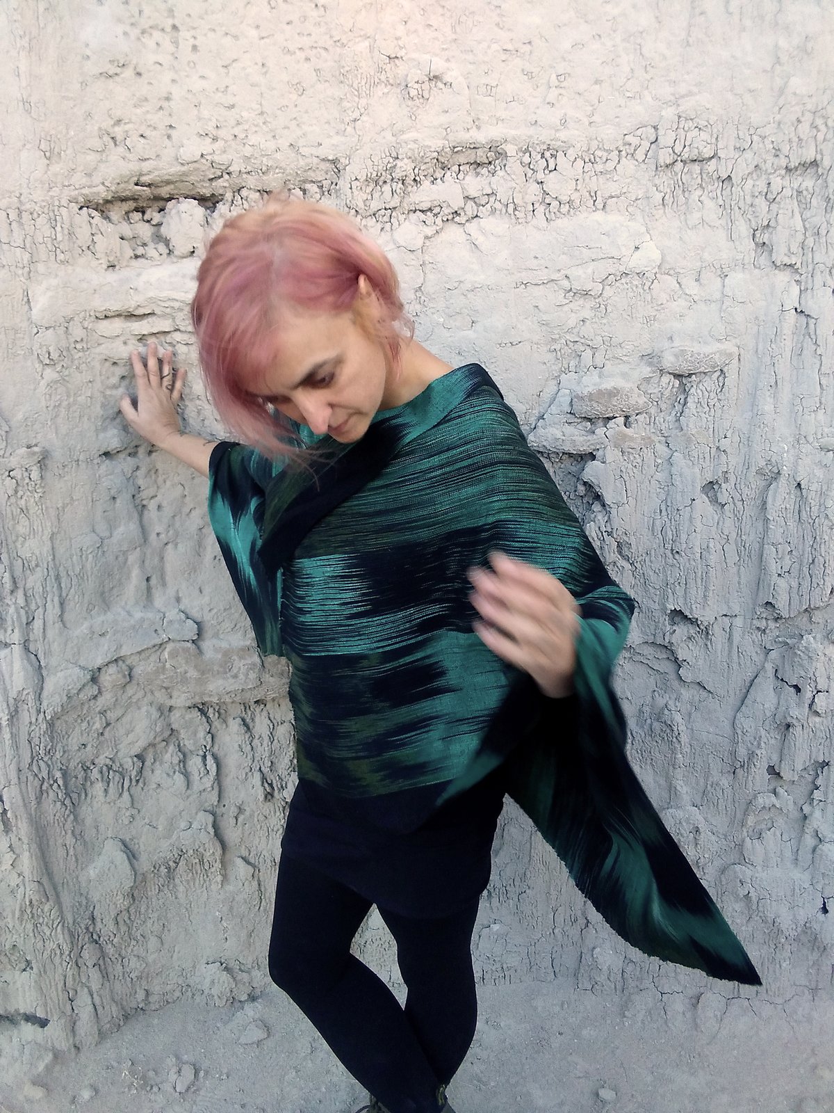Image of Teal Poncho
