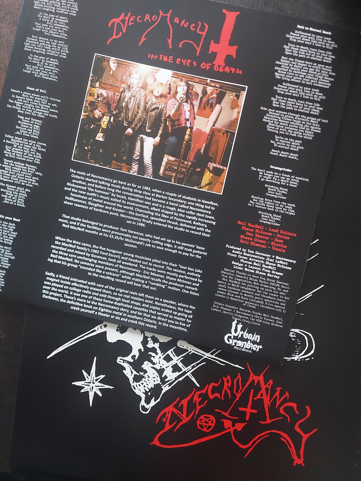 Image of NECROMANCY - In the Eyes of Death 12"