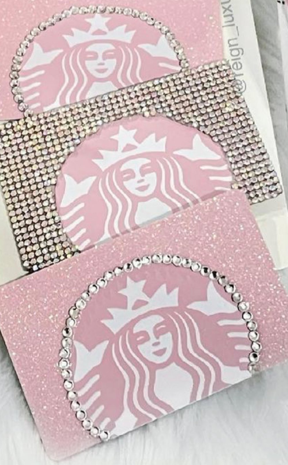 Image of Bling giftcard pink 