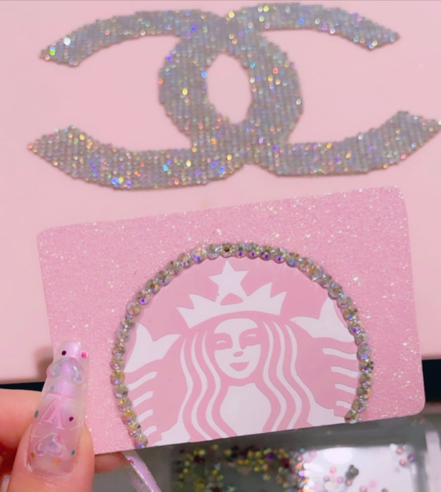 Image of Bling giftcard pink 