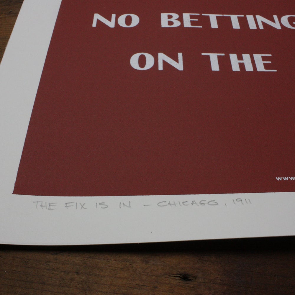 Image of No Betting Allowed on the Grounds