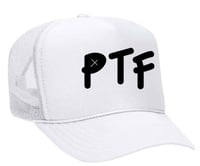 PTF White Trucker Hat