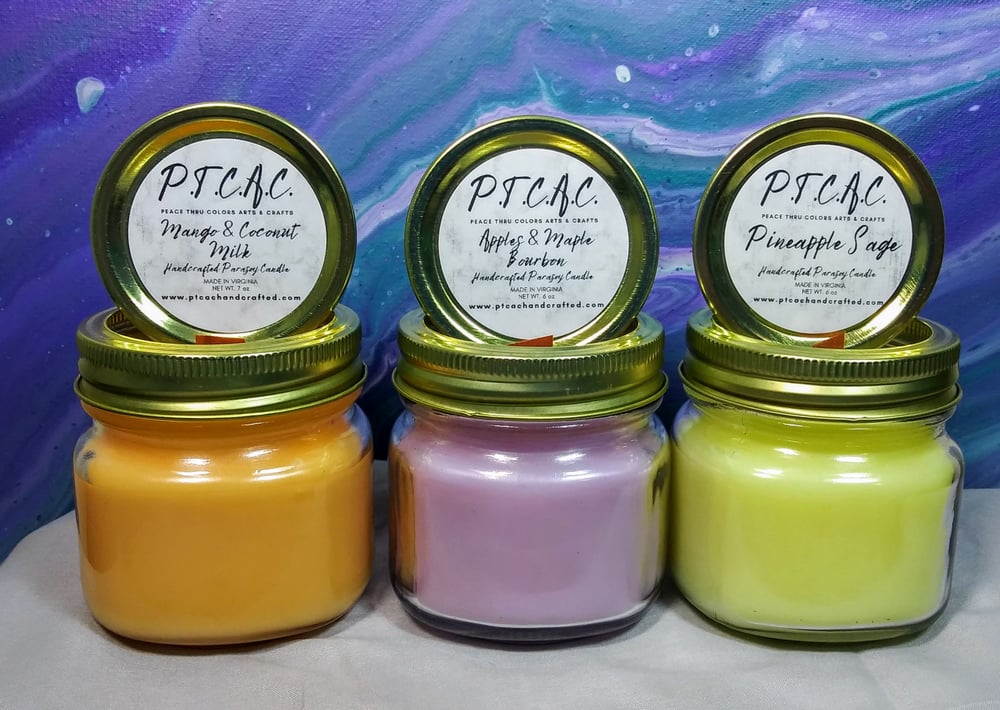 Image of The Rustic - Scented 8oz Jelly Jar Candles