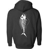 Fleshless Zip Up (black heather)