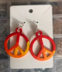 Peace earrings