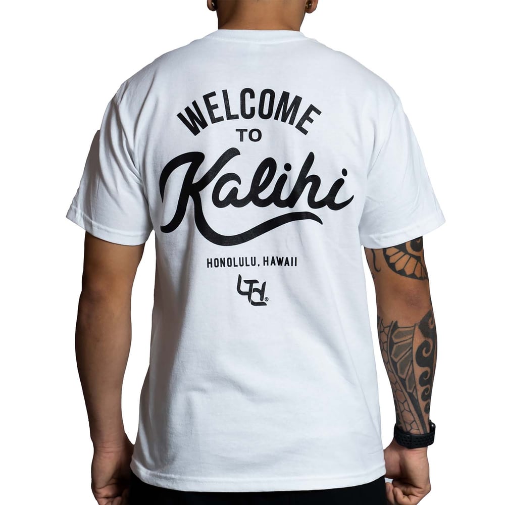 Welcome to Kalihi 2.5 White Tee "RE-UP"!