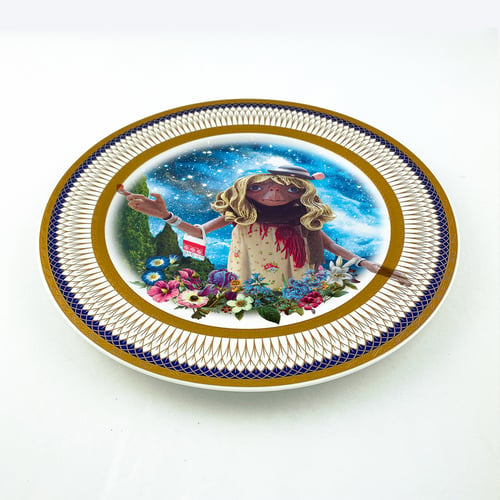 Image of Gypsy ET - Large Fine China Plate - #0774