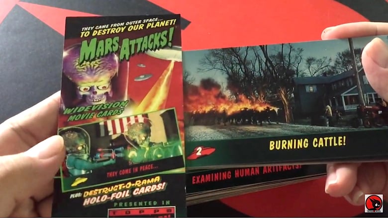 Image of Mars Attacks! Widevison Movie Cards from Topps (1996)