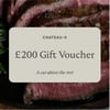 £200 Restaurant Gift Voucher