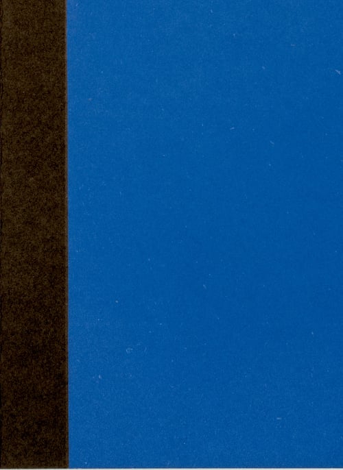 Image of Ellsworth Kelly, Derrière le Miroir -Kelly No. 110, black / blue