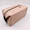 Nude smooth leather Travel case