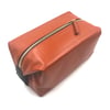 Cognac smooth leather Travel case