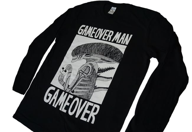 GAME OVER MAN - Long sleeve T-shirt