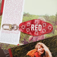 Image 1 of RED Acrylic Keychain
