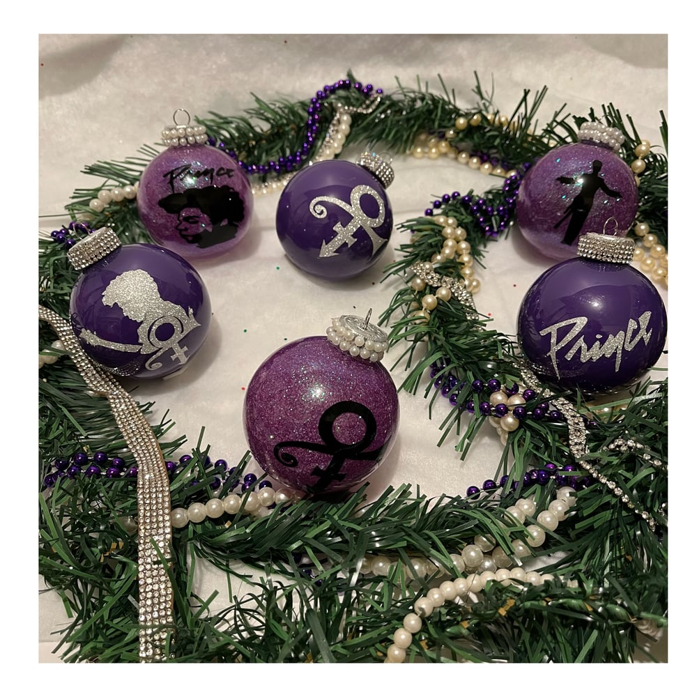 Image of Purple Rain Ornaments 