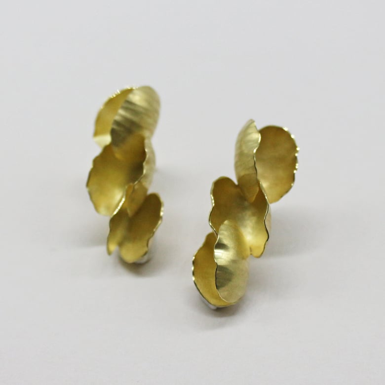 Image of blossom long earrings