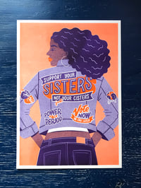 Soliprint: Support your Sisters (orange/purple)