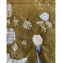 Image 2 of Hand Stitching: Baby Bird in Snowflakes