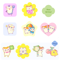 Image 2 of Hamtaro Sticker (individual stickers)