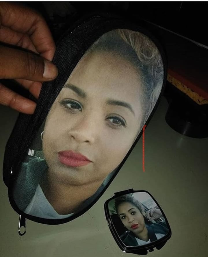 Image of Custom Mirror & Makeup Case