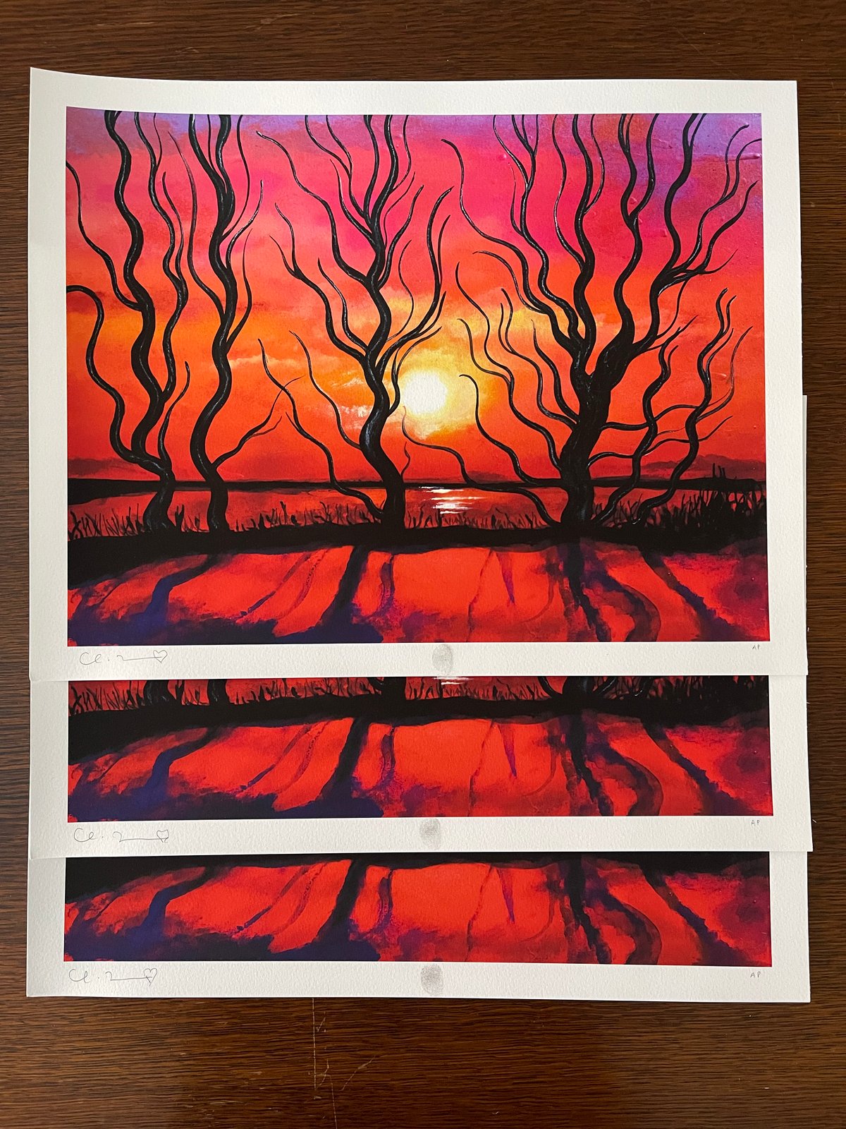 Image of “Waiting For The Sun” Test Prints