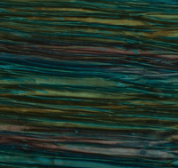 Image of Patina Handpaints Stripes Teal Blue Shade 30cm