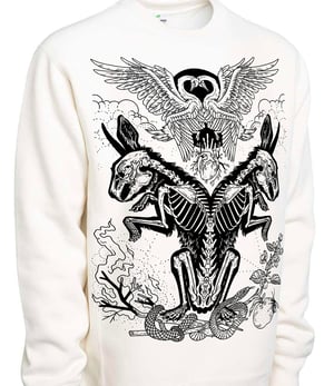 Image of The Lovers - Heavyweight Premium Sweatshirt: Bone