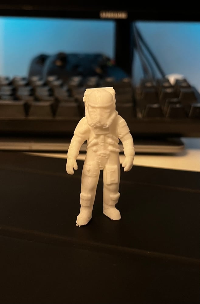 Image of 3D Printed Mini Stormtrooper-Astronaut