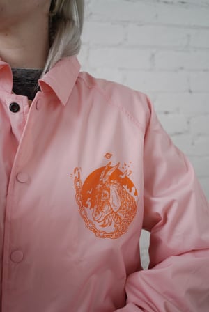 Image of The Devil Card - Pink Coach Jacket 