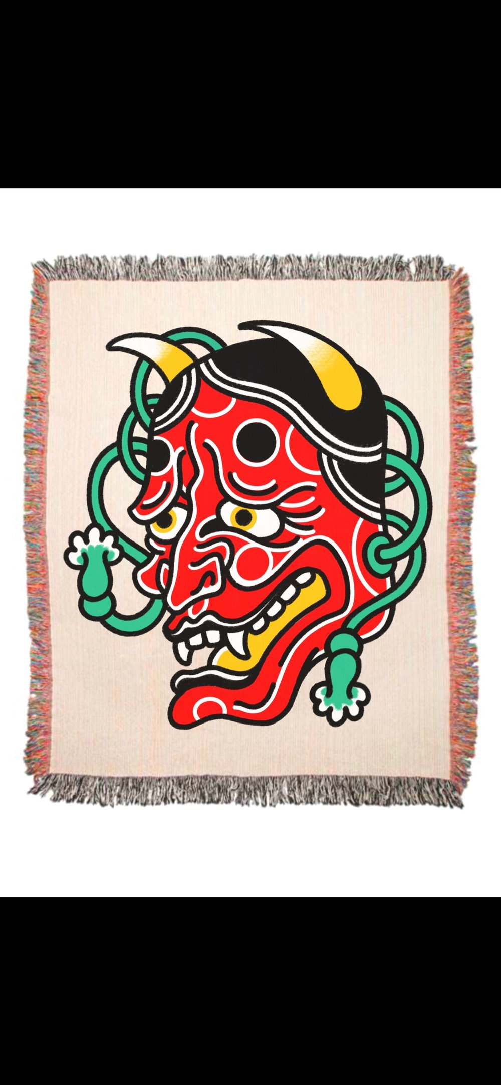 HanYa mask woven blanket 2