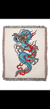 Dragon woven blanket