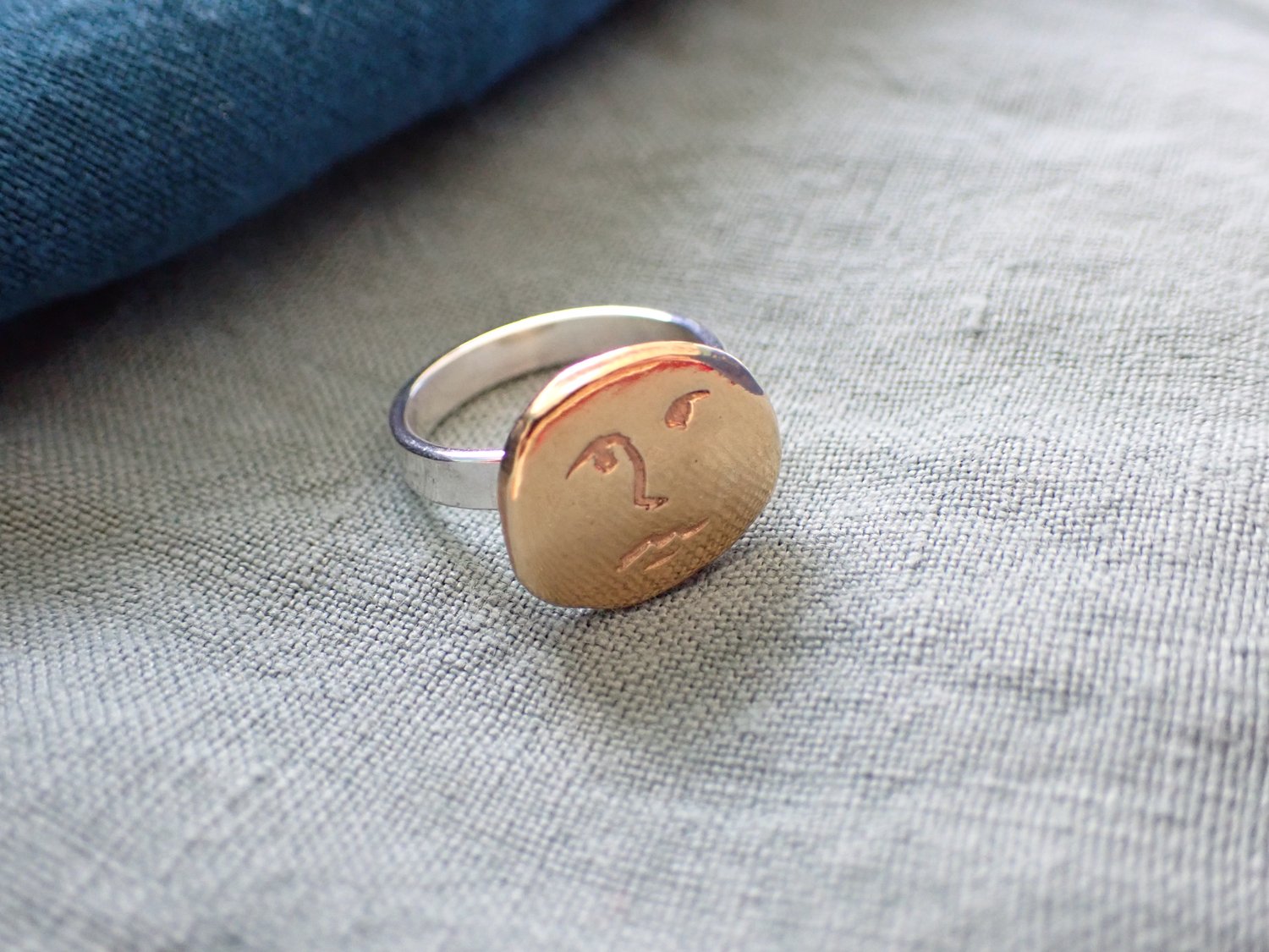 Moon Ring Size- 5.25