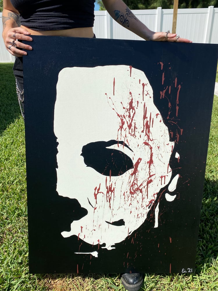 Image of Michael Myers Original Painting 