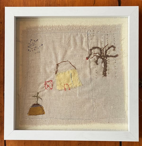 Image of Hand Stitching: Apple Tree with Her Barn