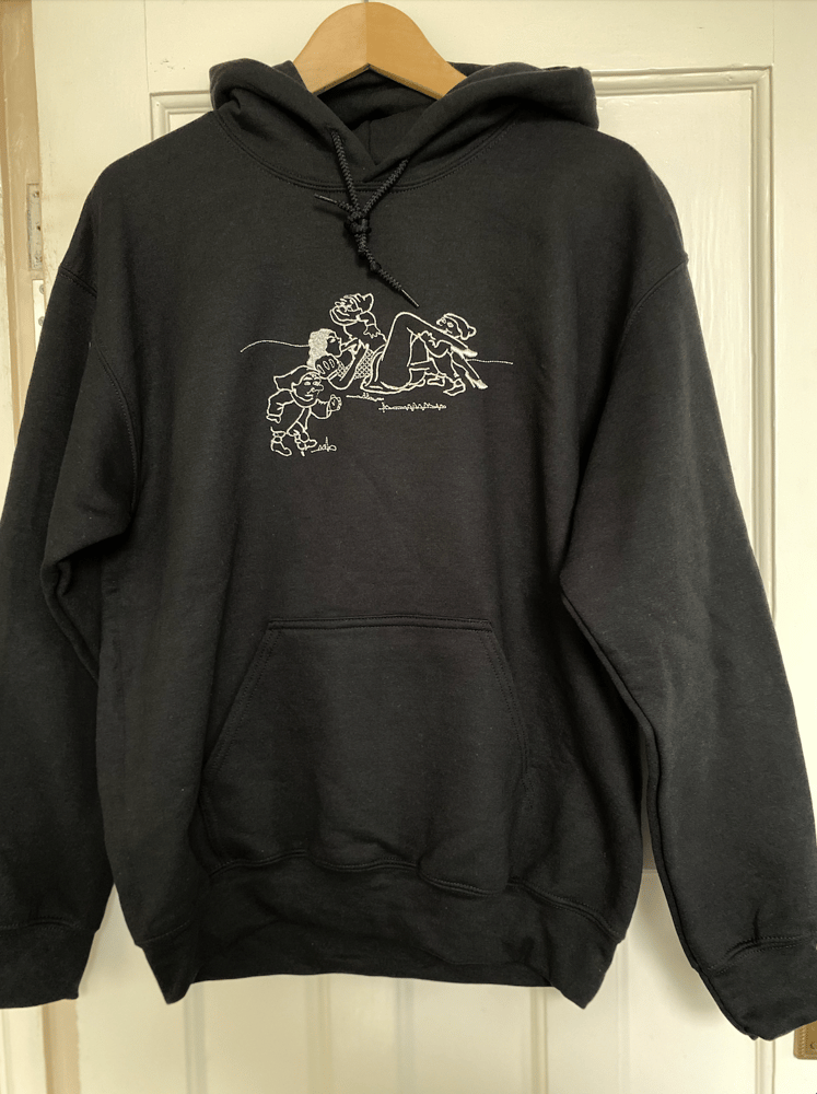 Image of Snow White spit roast hoodie