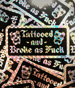 Image of Tattooed Sticker