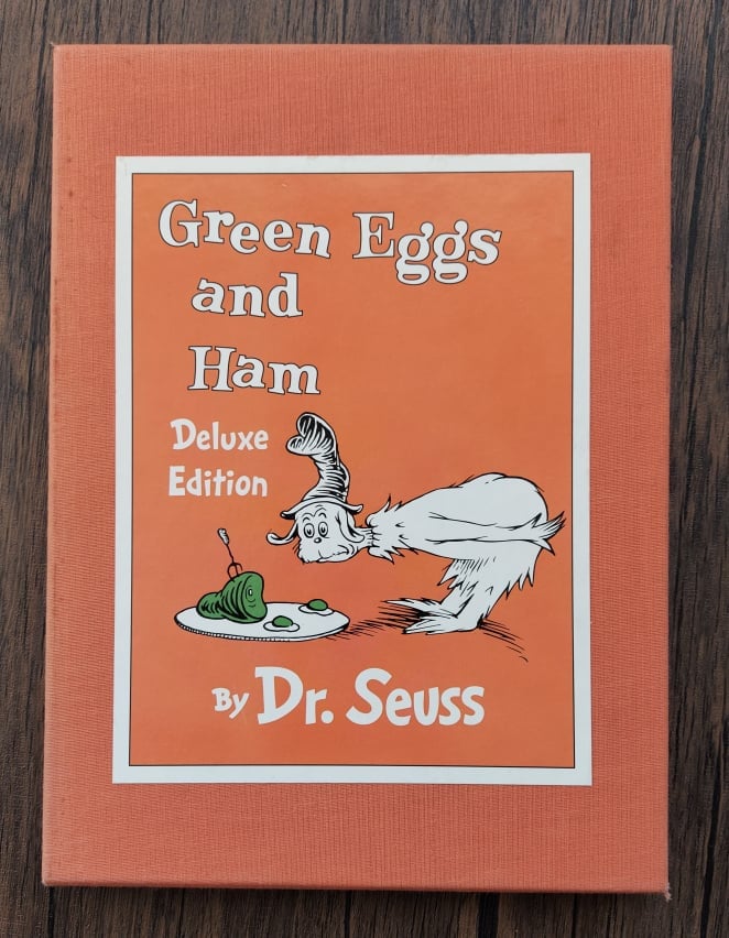 Green Eggs and Ham, by Dr. Seuss - Deluxe Edition with Slipcase