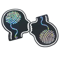 Image 3 of Yarn Brain Sticker