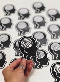 Image 2 of Yarn Brain Sticker