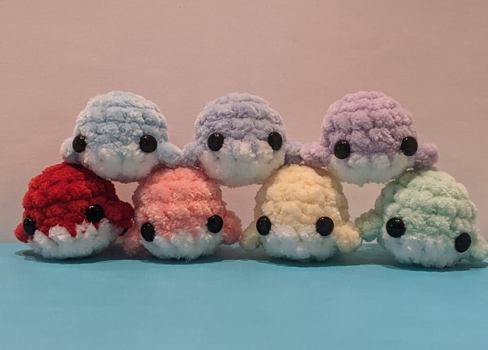 Image of Crochet Pocket Whale