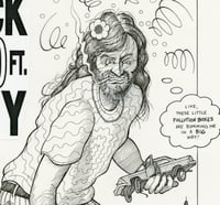 Image 2 of ATTACK OF THE 500 FT. HIPPY ink original