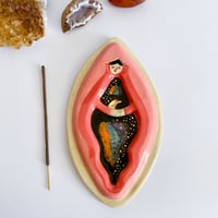 Image 1 of Vulva Goddess Incense Holder / Trinket Plate