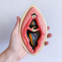 Image 2 of Vulva Goddess Incense Holder / Trinket Plate