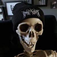 Image 4 of Embroidered Death Metal Knit Beanie