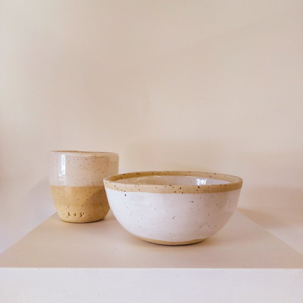 Image of COASTAL WHITE BOWL