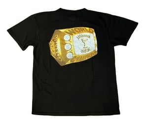 Image of BLACK RING GARM. DYED TEE