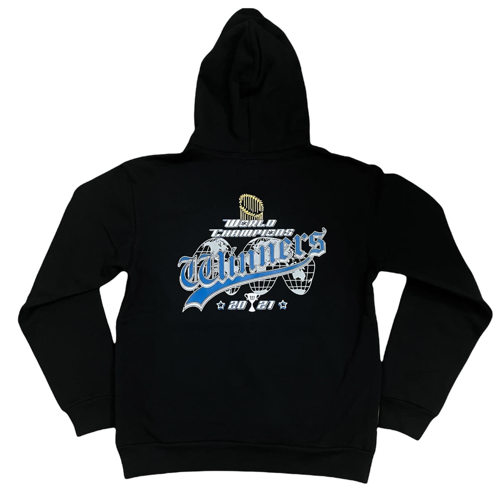 Image of BLACK 21' WORLD CHAMPS HOODIE
